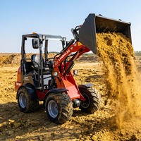 Kostenloser Versand: 4-Rad-Kompaktlader für den Heimgebrauch – Leistungsstarker Frontlader mit importiertem Motor, multifunktional und anpassbar für die Weide