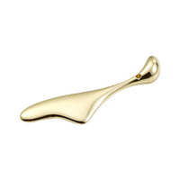 Bâton de massage des yeux à double extrémité en alliage de zinc - Outil Gua Sha pour points de pression