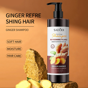 Champú de Jengibre SADOER, Elimina <span class=keywords><strong>la</strong></span> Caspa, Previene <span class=keywords><strong>la</strong></span> <span class=keywords><strong>Caída</strong></span> <span class=keywords><strong>del</strong></span> <span class=keywords><strong>Cabello</strong></span>, Control de Grasa Herbal, el Mejor Champú <span class=keywords><strong>para</strong></span> <span class=keywords><strong>Cabello</strong></span> Graso - Product Image 2