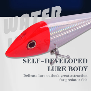 Leurre de pêche VIB 113g 180mm en ABS, leurre vibrant pour <span class=keywords><strong>la</strong></span> pêche en eau salée, pêche en bord de mer, longue portée, appât dur avec hameçons, leurre de pêche dur - Product Image 3