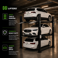 GG Lifters Park Asansörü 5400kg Taşıma Kapasiteli Çelik Araç İstifleyici, Konut Garajı Ev Park Ekipmanı