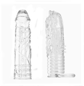 Hot-Selling Transparent Crystal Thorn Ring Große Partikel Sexspielzeug Adult Kondom - Product Image 6