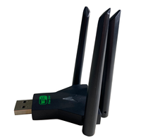 Adaptador USB Inalámbrico Wifi, Tarjeta de Red AC 600Mbps, Dongle Wifi RTL8812AU para Computadora Portátil y PC