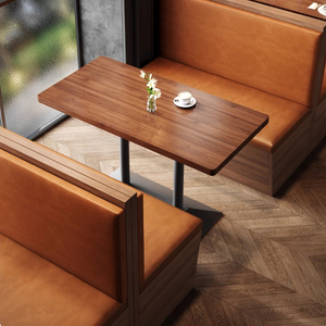 Nội thất nhà hàng sang trọng kiểu Trung Quốc, quán cà phê hiện đại, đồ gỗ thương mại, ghế sofa da, bộ bàn ghế, ghế booth. - Product Image 3