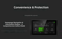 Écran tactile KNX 7 pouces, panneau tactile d'origine KNX avec fonction vocale