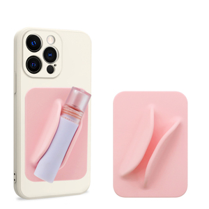 ที่ใส่ลิปบาล์มซิลิโคนสำหรับเคสโทรศัพท์ iPhone และ Android ที่ยึดติดด้านหลังเคสโทรศัพท์แบบนิ่ม ปลอกใส่ลิปสติก - Product Image 1