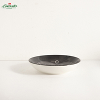 Service de table en porcelaine émaillée à motifs floraux, 12 pièces - Durable et réutilisable, sans BPA, écologique, cadeau d'affaires moderne