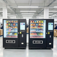 Distributeur automatique de snacks et de boissons à paiement en espèces pour les petites boutiques de détail et les kiosques