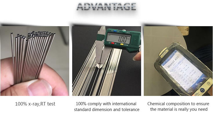 Small Diameter Seamless Stainless Steel Capillary Tube 304 Stainless Steel Pipe