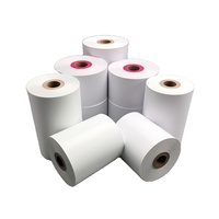 Papel de terminal personalizado al por mayor, papel de liar térmico, papel de caja registradora para cajero, cajero automático, banco