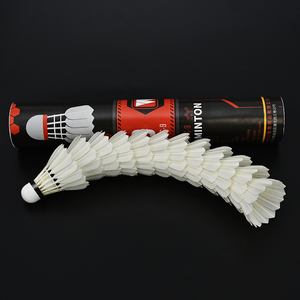 Volants de badminton <span class=keywords><strong>YS9</strong></span> en promotion usine, excellente apparence, 12 pièces/tube - Product Image 5