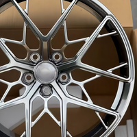 Nouvelles jantes en alliage forgé de luxe sur mesure, 1 pièce, 17-20 pouces, 5x114.3/5x120/5x130, design maillé pour Mercedes et Rolls-Royce