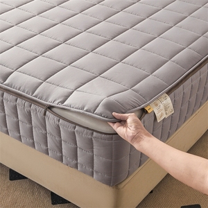Cubre Colchón Antibacteriano de Cinco o Seis Lados, Color Sólido, Poliéster Impermeable, con Cierre - Product Image 3