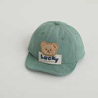 Gorra de Béisbol para Bebé, Bordado a Mano, 100% Algodón, Lona Suave, Protección Solar, Unisex, Cuatro Estaciones, Diseño de Frutas, Modelo INK 1215, Individual