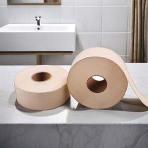 Yuelianke Paquete de 8 Rollos de Papel Higiénico Jumbo de Pulpa de Bambú Suave para Oficinas y Espacios Públicos - Product Image 1