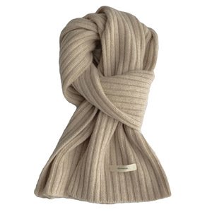 Bufanda de Lana 100% Acanalada de Lujo, Nueva Colección 2026, Lista para Enviar, para Mujer, Cálida para el Invierno - Product Image 4