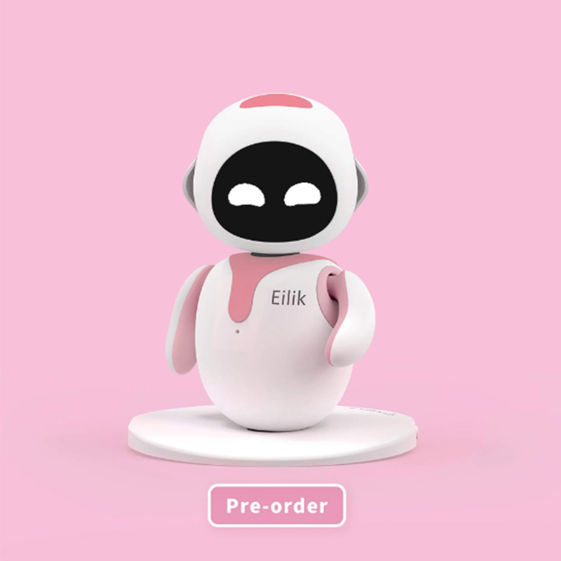 大人気ピンクのEilik Emoトイインタラクションロボット、可愛いペット