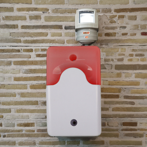 5c-100 âm thanh cao thông thường báo động còi báo động nhấp nháy 220VAC nhà ngoài trời hệ thống an ninh ABS nhựa <span class=keywords><strong>IP</strong></span> Mạng pin Powered - Product Image 6