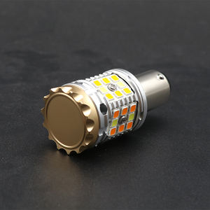 Lampadina LED BA15S 2016 Canbus 1157 BAY15D per Indicatori di Direzione Auto, Luce Freno e Retromarcia 21W Ambra, Luce Diurna DRL per <span class=keywords><strong>Polo</strong></span>/Jetta - Product Image 6