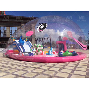Inflable Comercial Transparente de PVC, Brincolín para Niños, Carpa Burbuja de Cristal, Parque Infantil Interior, Bolas Oceánicas, Parque Inflable Suave - Product Image 3