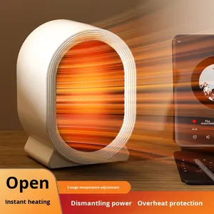 Mini Calentador de Escritorio con Protección Contra Sobrecalentamiento, 400W, Uso en Dormitorio, Elemento Calefactor Portátil, Calentadores Eléctricos con Ventilador - Product Image 4