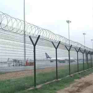 2.4m 358 Panneaux de clôture galvanisés anti-escalade 6ft X10 ft Durable Heavy Duty See Through Fencing - Product Image 3