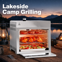 Vente flash - Four à griller infrarouge à haute pression en acier inoxydable de 16 pouces, 1500F, pour la cuisine des chefs