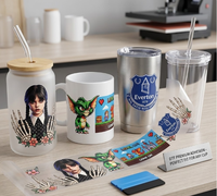 Envío Gratis: Pegatinas de Transferencia Reflectantes Impermeables con Diseño de Mariposa para Vasos de Metal y Vidrio - Inspiradas en Mamá