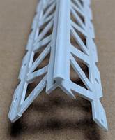 Profil en plastique UPVC décoratif de perle d'angle de PVC de cloison sèche de prix bas pour le mur de construction