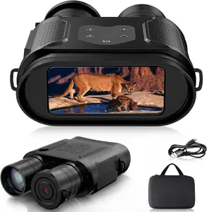 Night Vision Goggles 4K Infrared Night Vision Binoculars Hunting for Large Screen Binoculars can Save Photo and Video