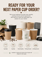 SUMKOKA 8 12 16oz Gobelets à café en papier blanc jetables épaissis en gros pour boissons chaudes, idéaux pour les fêtes et l'usage quotidien
