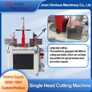 Machine à scier à découper l'aluminium à tête unique de haute précision, scie <span class=keywords><strong>circulaire</strong></span> à onglet de précision pour PVC/UPVC, moteur et PLC 3KW 220V/380V - Product Image 2