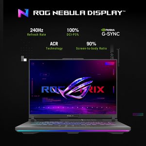 Ordinateur portable de jeu Asus Rog Strix G16 16 pouces 2.5K 240Hz Rtx 5070 Ryzen 9 32 Go de RAM 1 To SSD Windows 11 Clavier rétroéclairé - Product Image 4