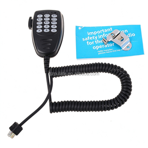 Pulate DTMF-toetsenbord Handmicrofoon TPU-spiraalkabel RJ45 8P8C-connector Push-to-<span class=keywords><strong>Talk</strong></span> Mobiele tweerichtingsradio Cardioïde plastic luidspreker - Product Image 5