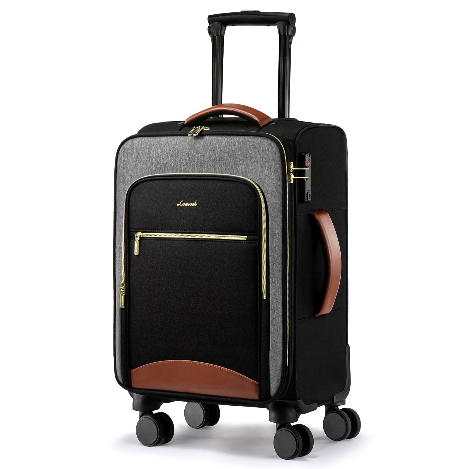 LOVEVOOK, дизайнерский чемодан 22x14x9, 20 дюймов, Дорожный чемодан с замком, одобренный самолетом большой вместимости, сумка на колесиках для женщин и мужчин