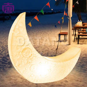 Lampes à motif lune étanches IP65 pour décorations de Noël, rues, cours, espaces événementiels – Améliore l'ambiance - Product Image 4