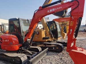 Mini-excavatrices Kubota KX163 6300 kg, certifiées CE EPA, fabriquées au Japon, avec accessoire tarière, compatibles Kubota 155, 161, 163, 165 - Product Image 6