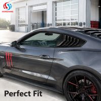 HONGHANG Factory Wholesale Side Window Louvers Type a for Ford Mustang 2015 2016 2017 2018 2019 ABS Quarter Window Shutters