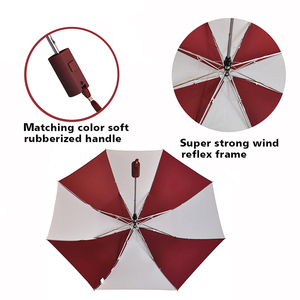 Le vin rouge et <span class=keywords><strong>la</strong></span> <span class=keywords><strong>couleur</strong></span> blanche ouvrent automatique 2 le parapluie se pliant pour le marché des USA - Product Image 4