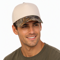 Casquettes de baseball en coton à 5 panneaux en gros pour hommes et femmes, motif guépard et léopard brodé, casquette de sport unie vierge pour l'extérieur