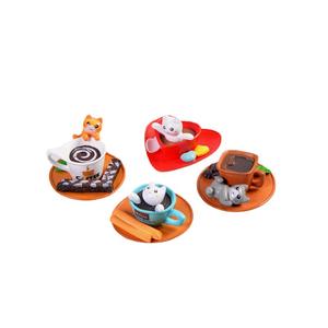 Miniature Cartoon Sets Sweet <strong>Cats</strong> Children Toys DIY Coffee Cup <strong>Cat</strong> Action <strong>Figurines</strong> Ornaments Desktop Car Decor Home Decoration - Product Image 2