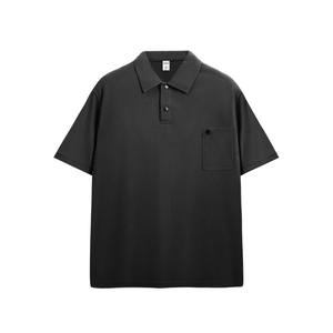 240g Pearl Ground <span class=keywords><strong>Polo</strong></span> Shirt Hombres Primavera y verano Nueva marca de moda Street Loose manga corta Hombres - Product Image 1