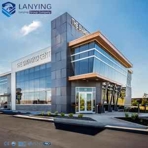 कार्यशालाओं संयंत्रों के लिए स्टील फ्रेम के साथ वाणिज्यिक धातु संरचनाएं-सहायता प्रमाणित - Product Image 4