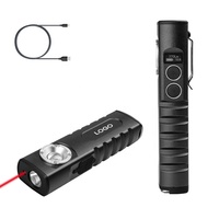 Pointeur laser rouge rechargeable en aluminium EDC pour inspection automobile et correspondance des couleurs