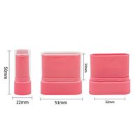 Nouveau produit 10g vide PP PS plastique Blush conteneur Foh emballage autocollant rechargeable Eco déodorant autocollant emballage