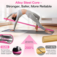 Bâton de yoga en gros pour corriger la posture, redresser le dos et modeler le corps, idéal pour le Pilates, la maison et l'entraînement en salle de sport