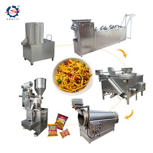 Máquina Automática para la Producción de Tiras Crujientes de Harina de Trigo Frita al Estilo Tailandés, Tiras de Camarones <span class=keywords><strong>Mimi</strong></span>, Acero Inoxidable 304 - Product Image 5