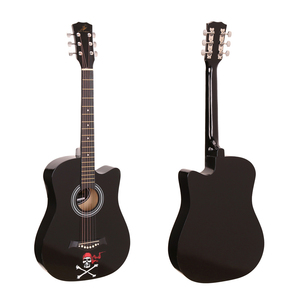 Oem thương hiệu màu đen Acoustic guitar dây 38 inch giá nhà máy thấp với độ bóng kết thúc Acoustic Guitar Phụ Kiện Bộ - Product Image 4