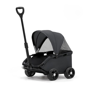 Factory Direct Lightweight Collapsible Pet Stroller 4 Wheels – OEM Breathable Small <b>Dog</b> Cat Carrier Trolley for Wholesale - Product Image 6