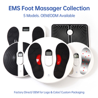 Masseur de pieds EMS OEM, stimulateur de pieds TENS, alimenté par batterie, 9 modes, 20 intensités, fabricant d'appareils médicaux en marque privée
